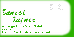 daniel kufner business card